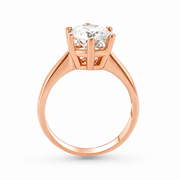 Melden Alex 10k Rose Gold Ring Solitaire Round 1.00ct Diamond