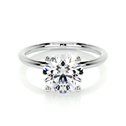 Melden Izzy 14k White Gold Ring Solitaire Round 1.00ct Diamond