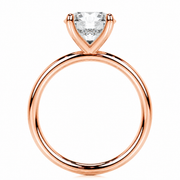 Melden Izzy 14k Rose Gold Ring Solitaire Round 2.00ct Diamond