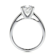 Melden Mae 10k White Gold Ring Solitaire Square Cushion 1.00ct Diamond - view 2
