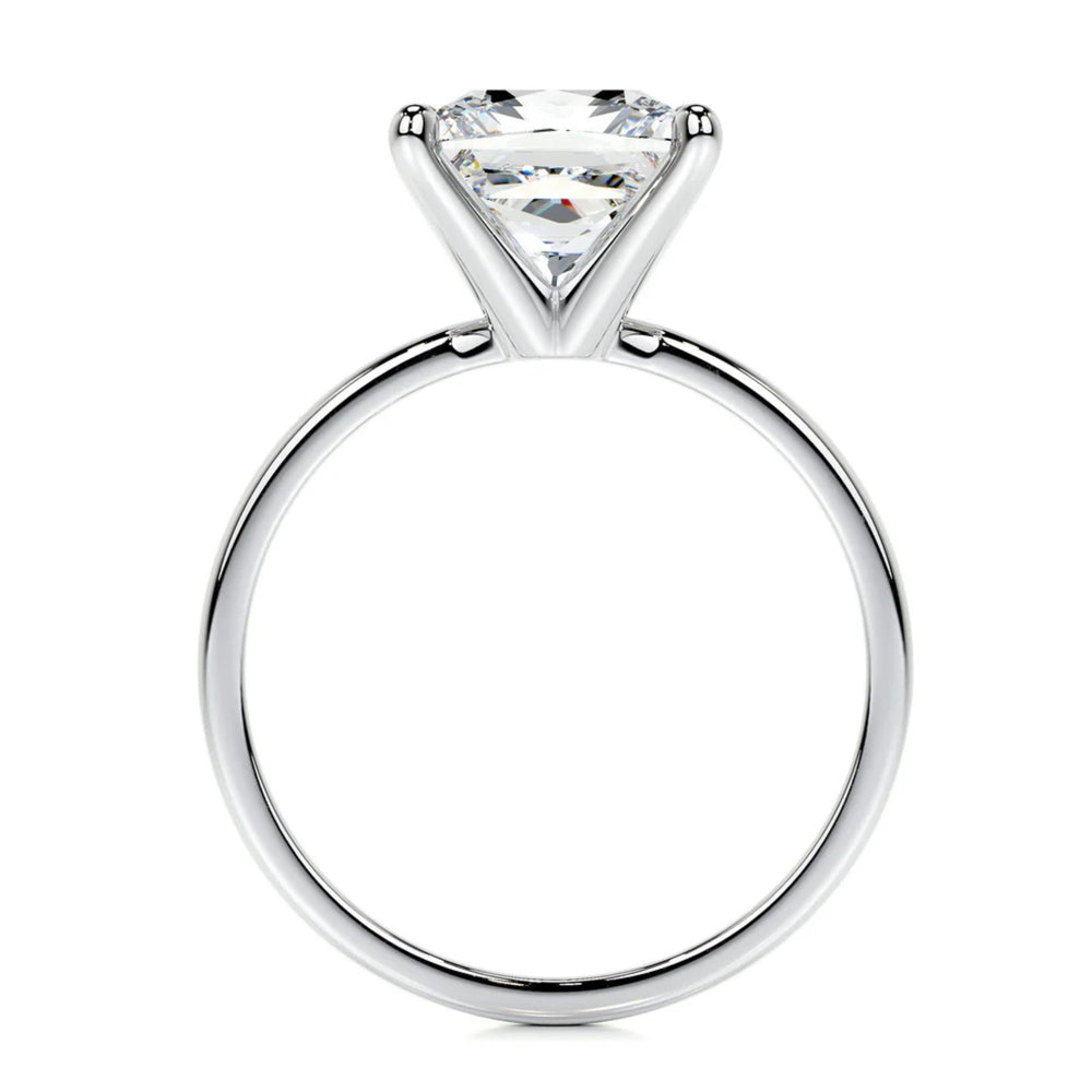 Melden Emme 10k White Gold Ring Solitaire Princess 1.00ct Diamond - view 2