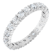Melden Eva 14K White Gold 2.5mm Eternity Band 1 3/8 CTW Lab-Grown Diamond