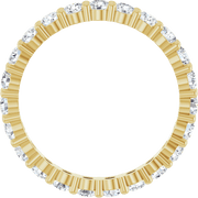 Melden Eva 14K Yellow Gold 2mm Eternity Band 7/8 CTW Lab-Grown Diamond