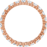 Melden Eva 14K Rose Gold 2mm Eternity Band 7/8 CTW Lab-Grown Diamond