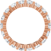 Melden Eva 10K Rose Gold 3.5mm Eternity Band 3 1/4 CTW Lab-Grown Diamond