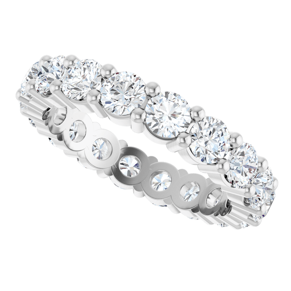 Melden Eva 14K White Gold 3.5mm Eternity Band 3 1/4 CTW Lab-Grown Diamond