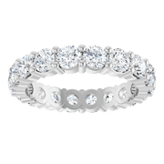 Melden Eva 14K White Gold 3.5mm Eternity Band 3 1/4 CTW Lab-Grown Diamond