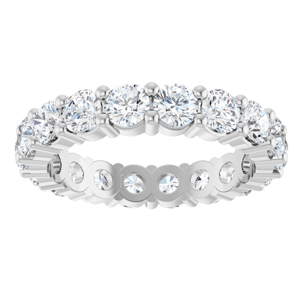 Melden Eva 14K White Gold 3.5mm Eternity Band 3 1/4 CTW Lab-Grown Diamond