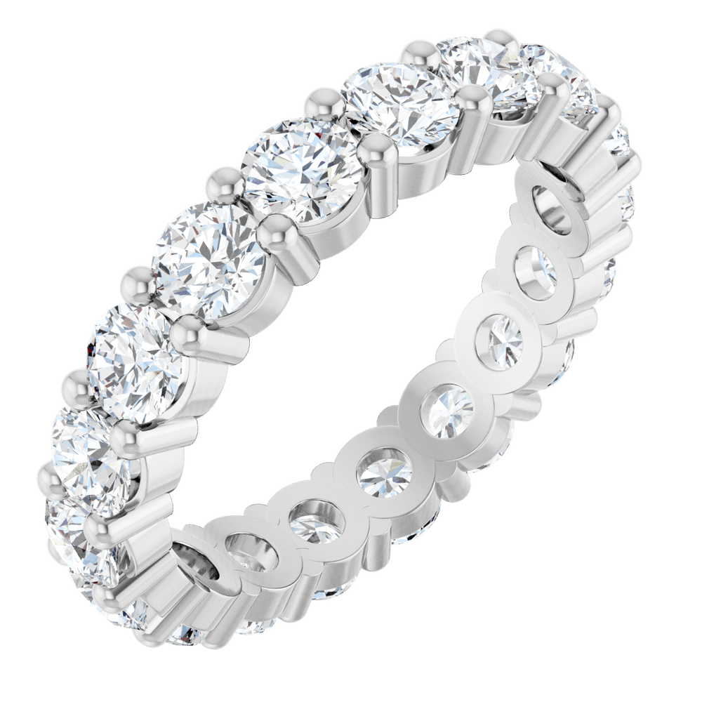 Melden Eva 14K White Gold 3.5mm Eternity Band 3 1/4 CTW Lab-Grown Diamond