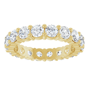 Melden Eva 14K Yellow Gold 3.5mm Eternity Band 3 1/4 CTW Lab-Grown Diamond
