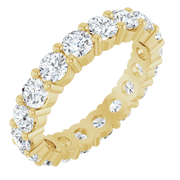 Melden Eva 14K Yellow Gold 3.5mm Eternity Band 3 1/4 CTW Lab-Grown Diamond