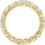 Melden Eva 14K Yellow Gold 3.5mm Eternity Band 3 1/4 CTW Lab-Grown Diamond