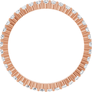 Melden Eva 14K Rose Gold 1.5mm Eternity Band 1/2 CTW Lab-Grown Diamond