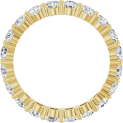 Melden Eva 14K Yellow Gold 3mm Eternity Band 2 CTW Lab-Grown Diamond