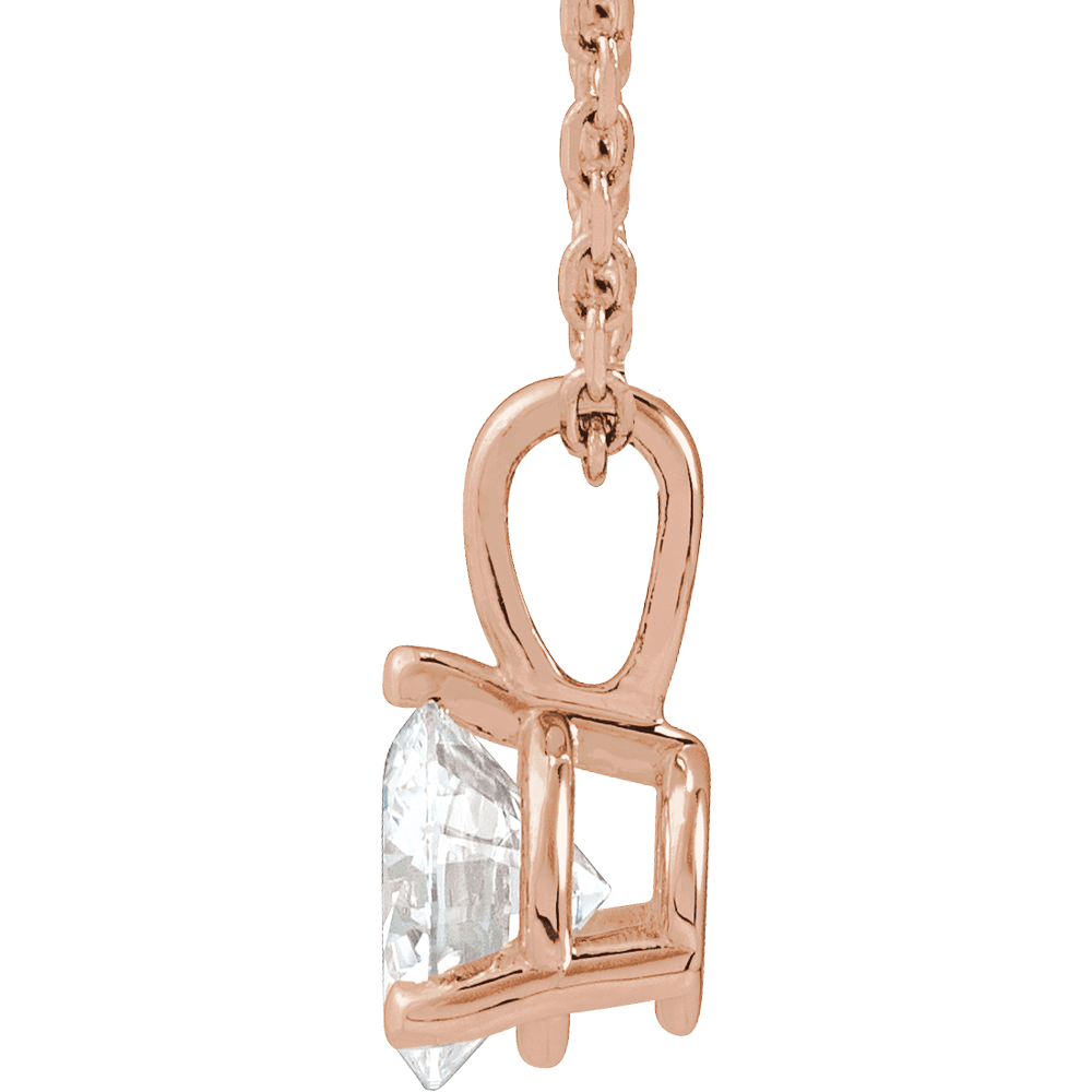 Melden Eda diamond necklace in 14K Rose Gold