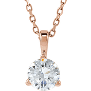 Melden Eda diamond necklace in 14K Rose Gold