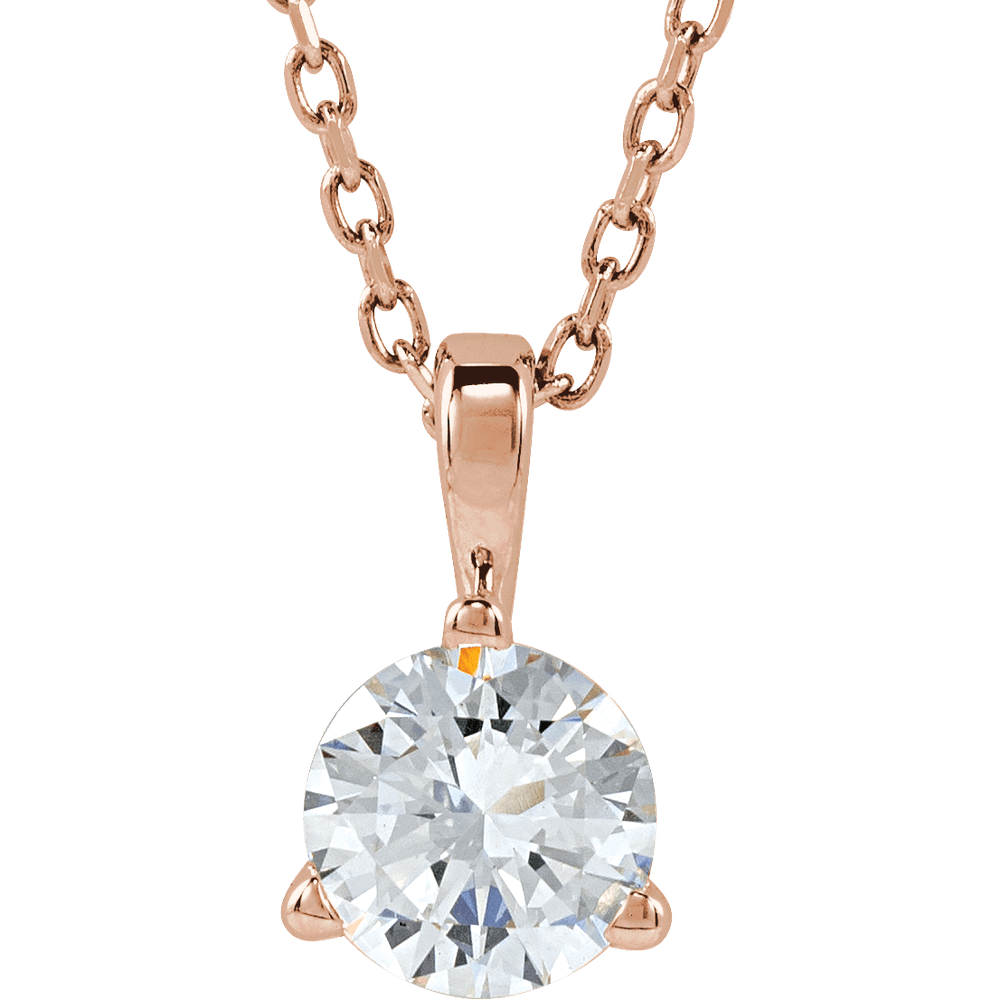 Melden Eda diamond necklace in 14K Rose Gold