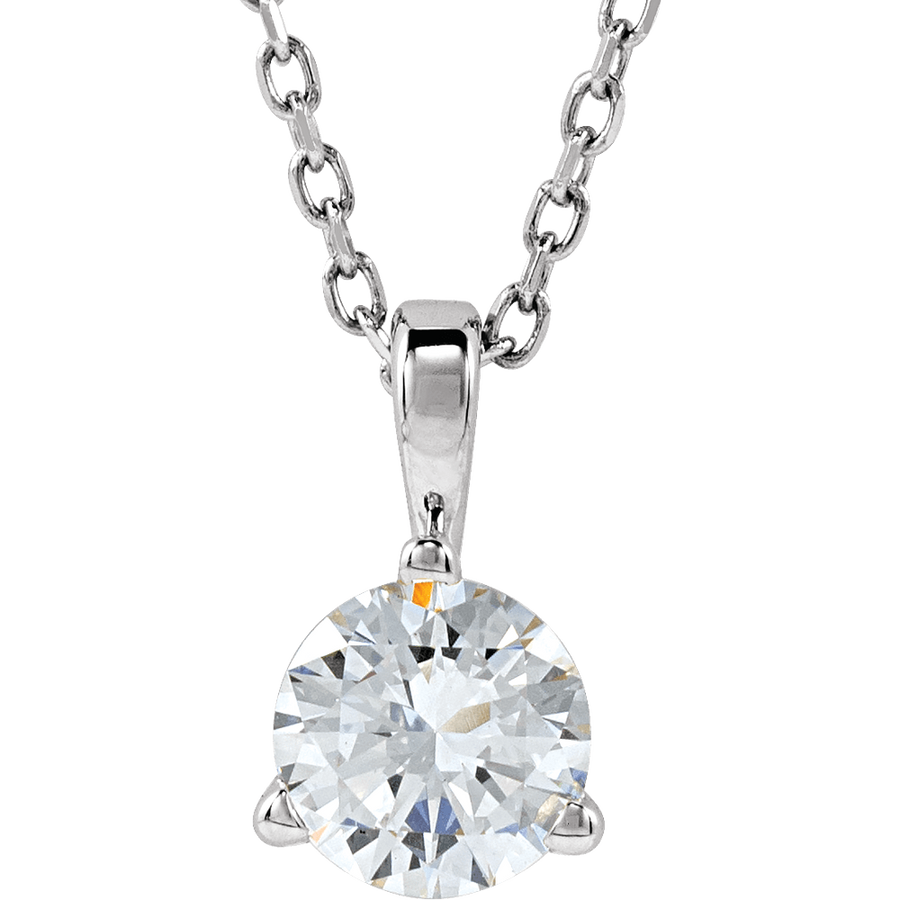 Melden Eda diamond necklace in 14K White Gold