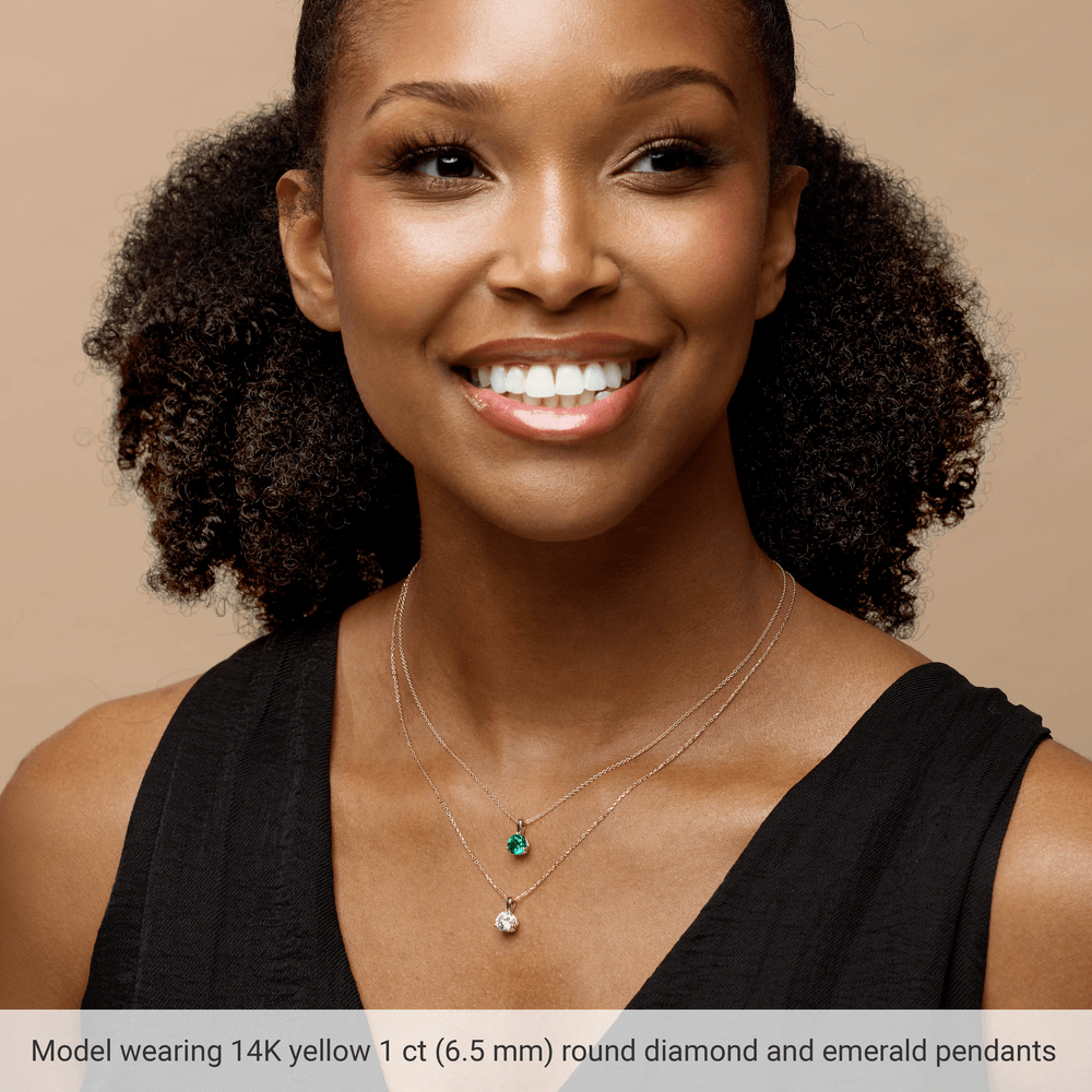 Melden Eda diamond pendant in 14K White Gold