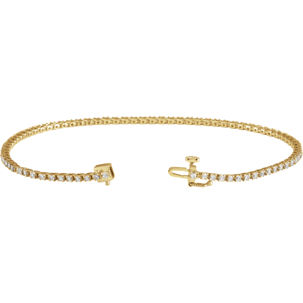 Melden 14k Gold Tennis Bracelet 1ct Total Diamond