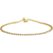 Melden 14k Gold Tennis Bracelet 1ct Total Diamond