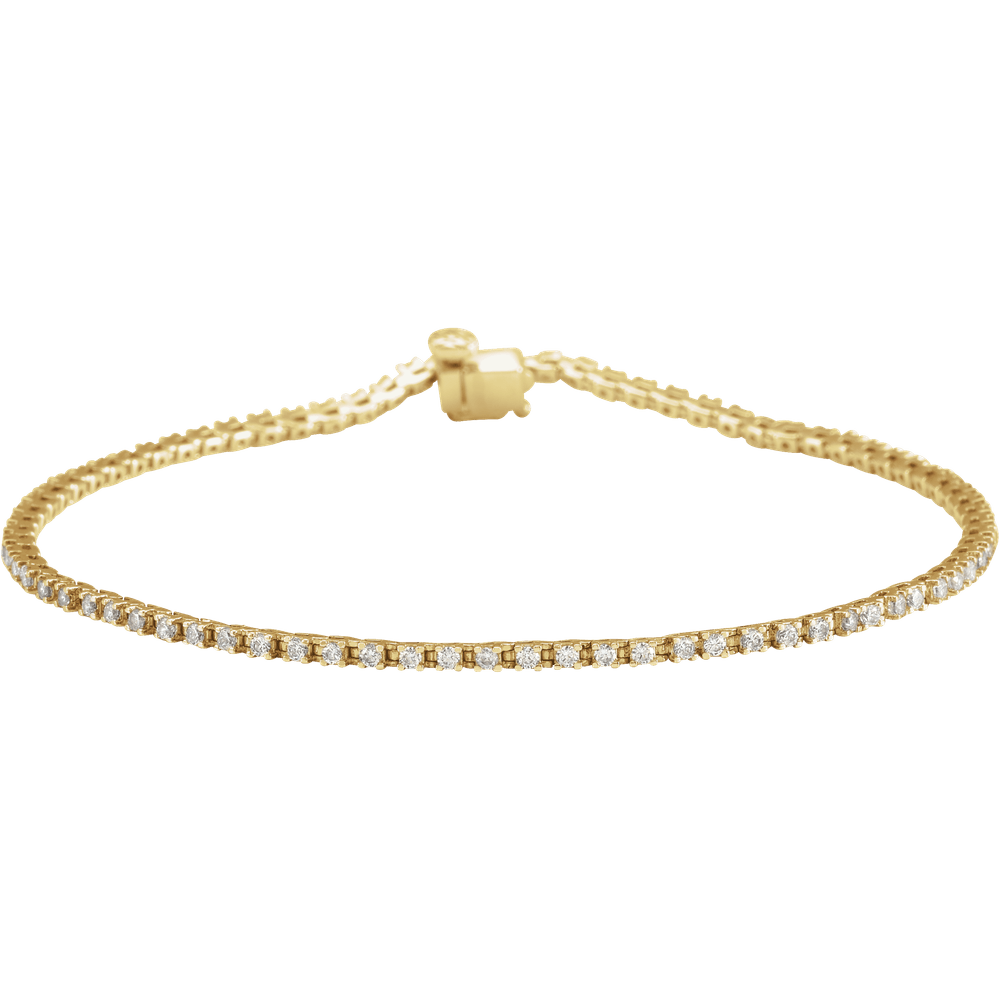 Melden 14k Gold Tennis Bracelet 1ct Total Diamond