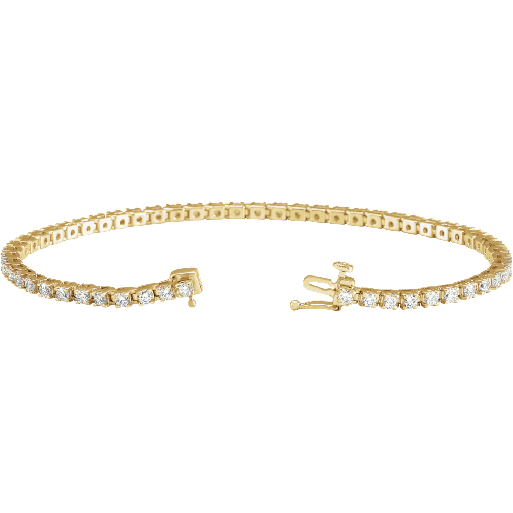 Melden 14k Gold Tennis Bracelet 3ct Total Diamond