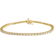 Melden 14k Gold Tennis Bracelet 3ct Total Diamond