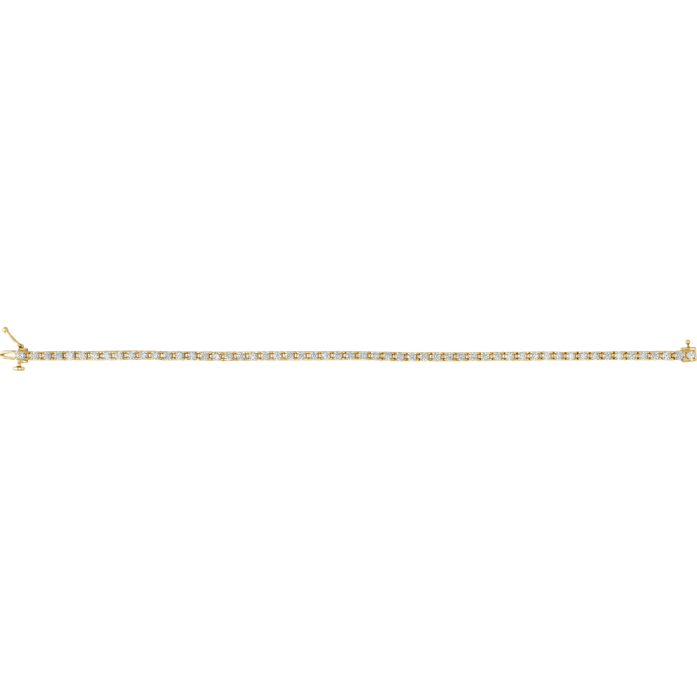 Melden 14k Gold Tennis Bracelet 3ct Total Diamond