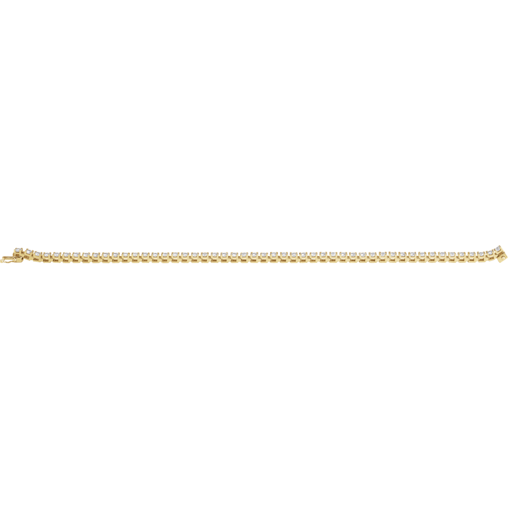 Melden 14k Gold Tennis Bracelet 4ct Total Diamond