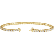 Melden 14k Gold Tennis Bracelet 4ct Total Diamond