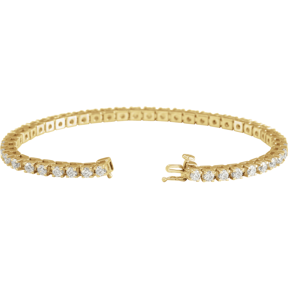 Melden 14k Gold Tennis Bracelet 5ct Total Diamond