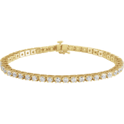 Melden 14k Gold Tennis Bracelet 5ct Total Diamond