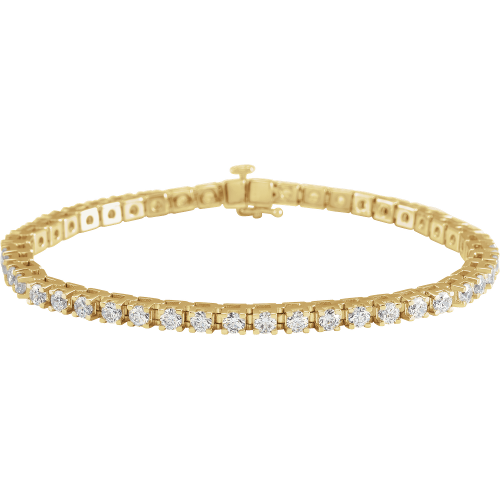 Melden 14k Gold Tennis Bracelet 5ct Total Diamond