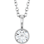 Melden Megan diamond necklace in 14K White Gold