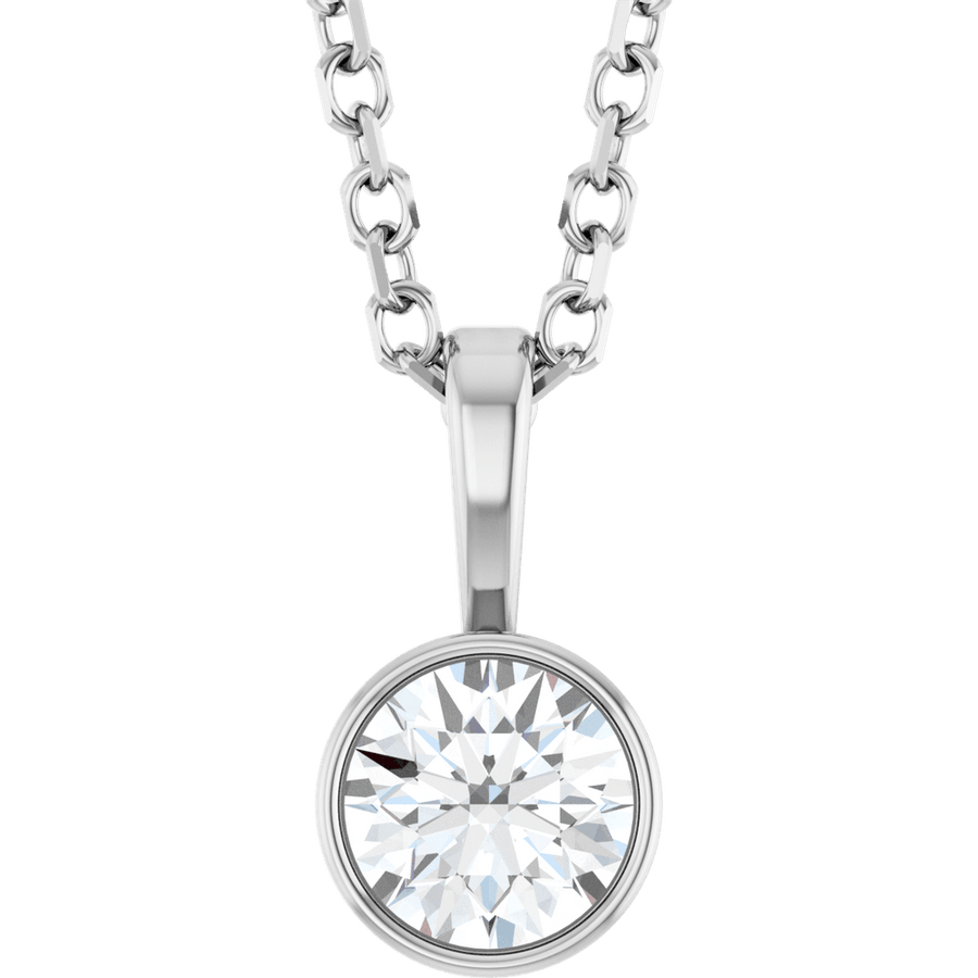 Melden Megan diamond necklace in 14K White Gold