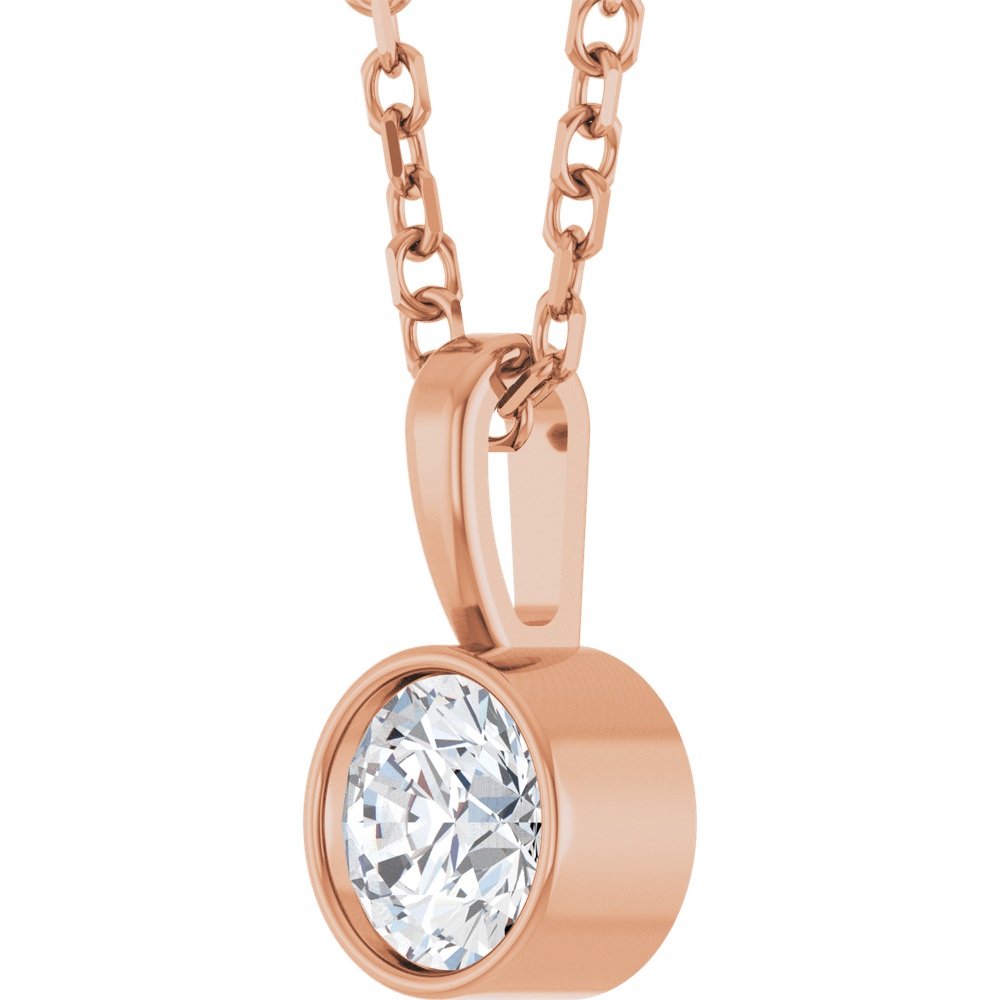 Melden Megan diamond pendant in 14K Rose Gold