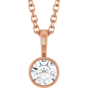Melden Megan diamond necklace in 14K Rose Gold