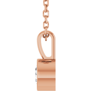Melden Megan diamond necklace in 14K Rose Gold