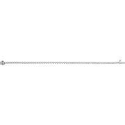 Melden 14k White Gold Line Tennis Bracelet 5ct Total Diamond