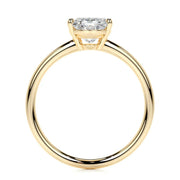 Melden Lisa 14k Gold Ring Solitaire Center Stone 2.00ct Oval Diamond
