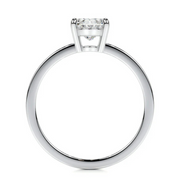 Melden Joy 14k White Gold Ring Oval Diamond Center Stone 2.16ct Total Diamond