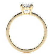 Melden Joy 14k Gold Ring Oval Diamond Center Stone 2.16ct Total Diamond